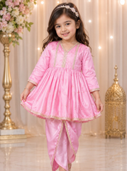 Baby Pink Patiala Suit