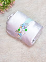 Pastel Floral Beaded Hairband for Girls