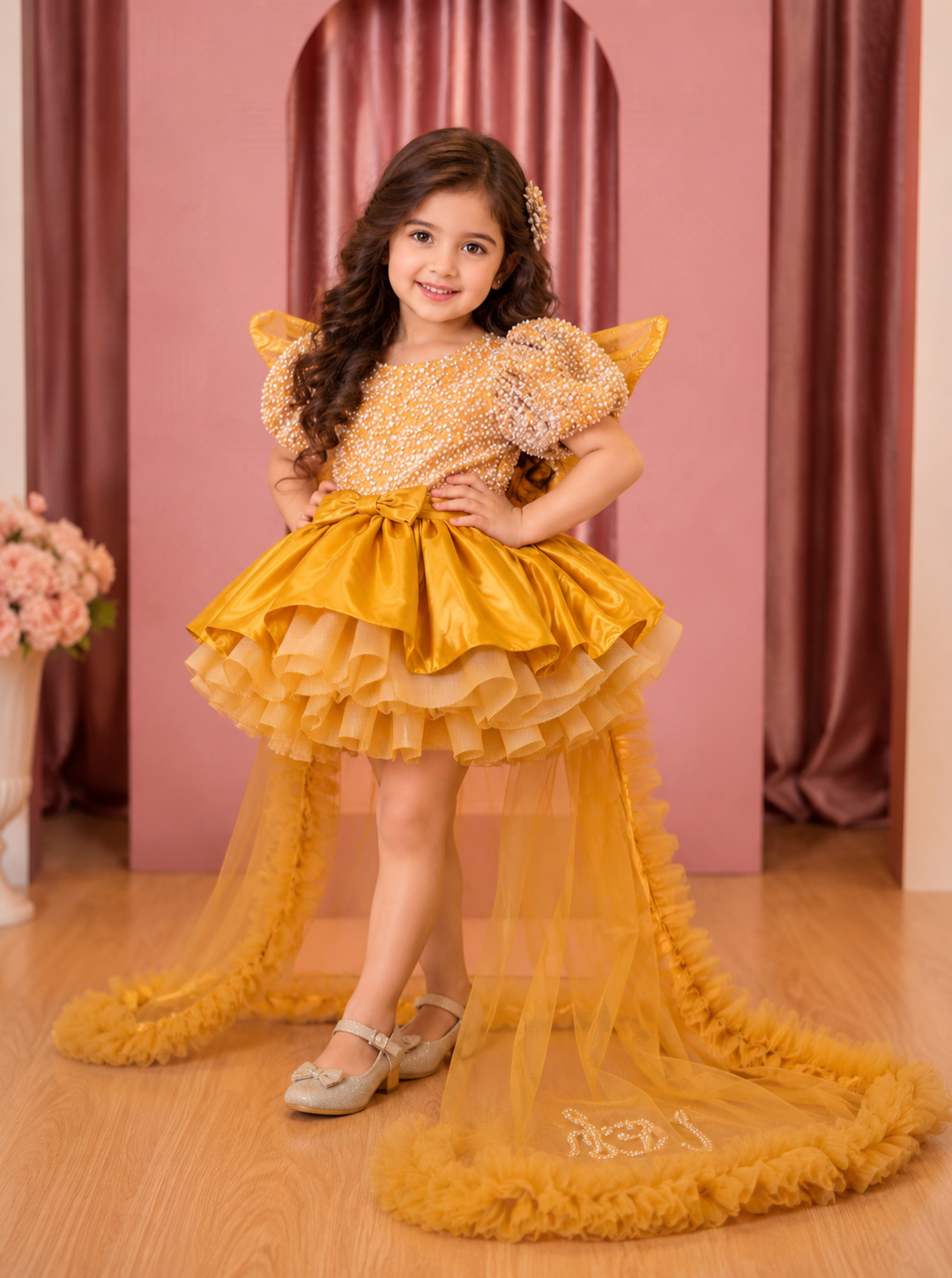 Golden Angelic Trail Frock