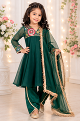 Bottle Green Kids Suit