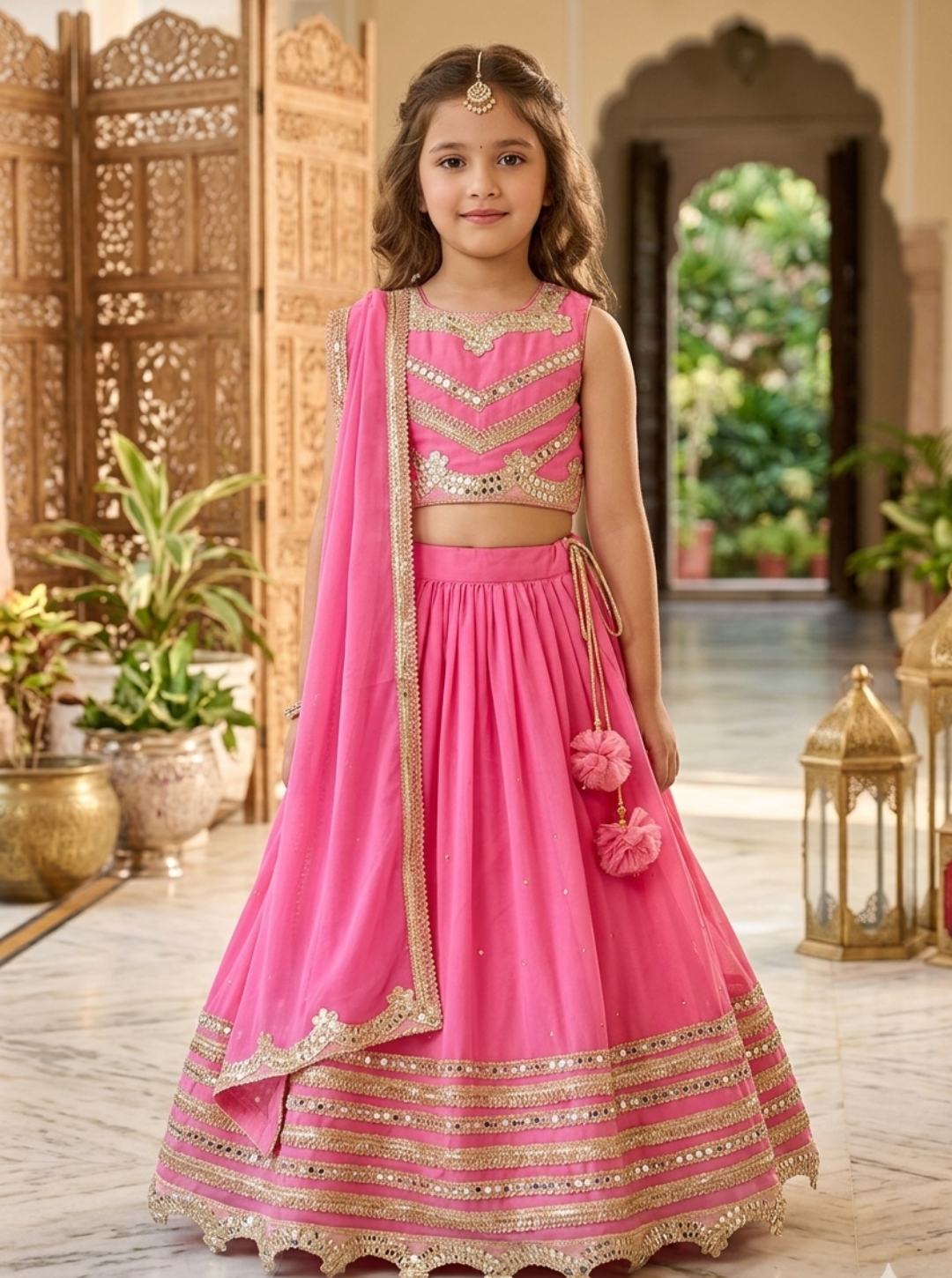 Blush Pink Lehenga Set