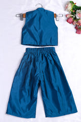 Teal Blue Top and Palazzo Set