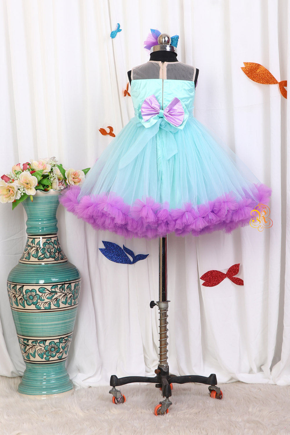 Hand Embroidered Mermaid Dress