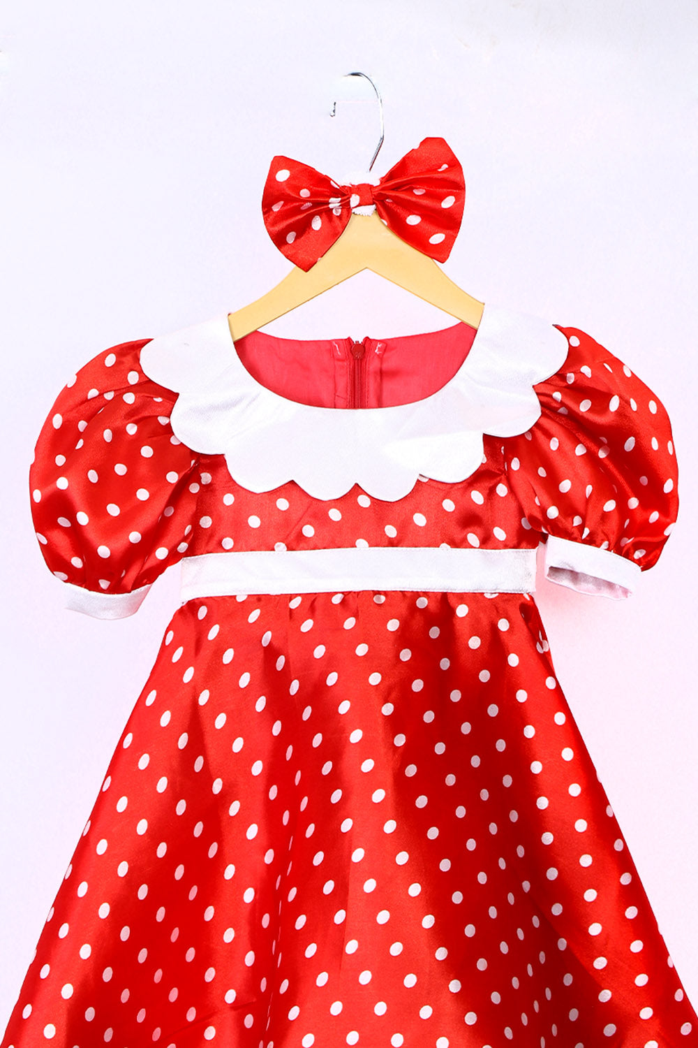 Red and White Minie Mouse Dress