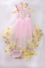 Pink and Yellow Cinderella Dress