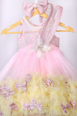 Pink and Yellow Cinderella Dress