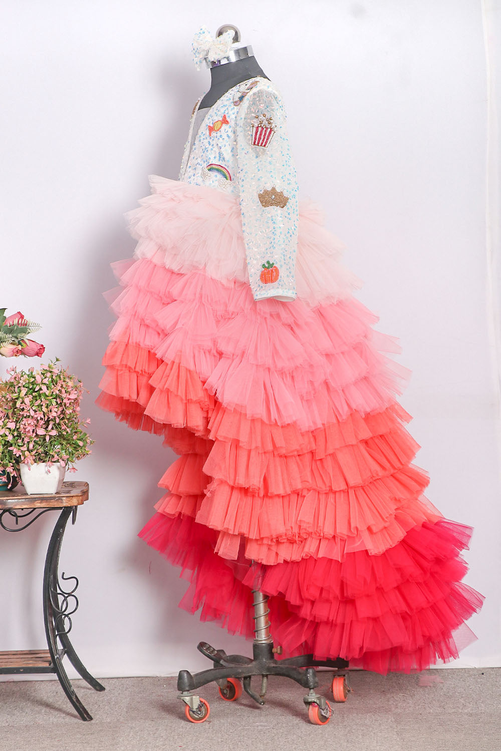 Candy Theme High Low Dress