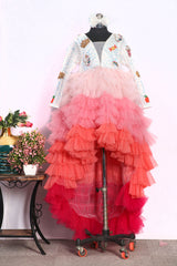 Candy Theme High Low Dress