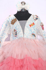 Candy Theme High Low Dress