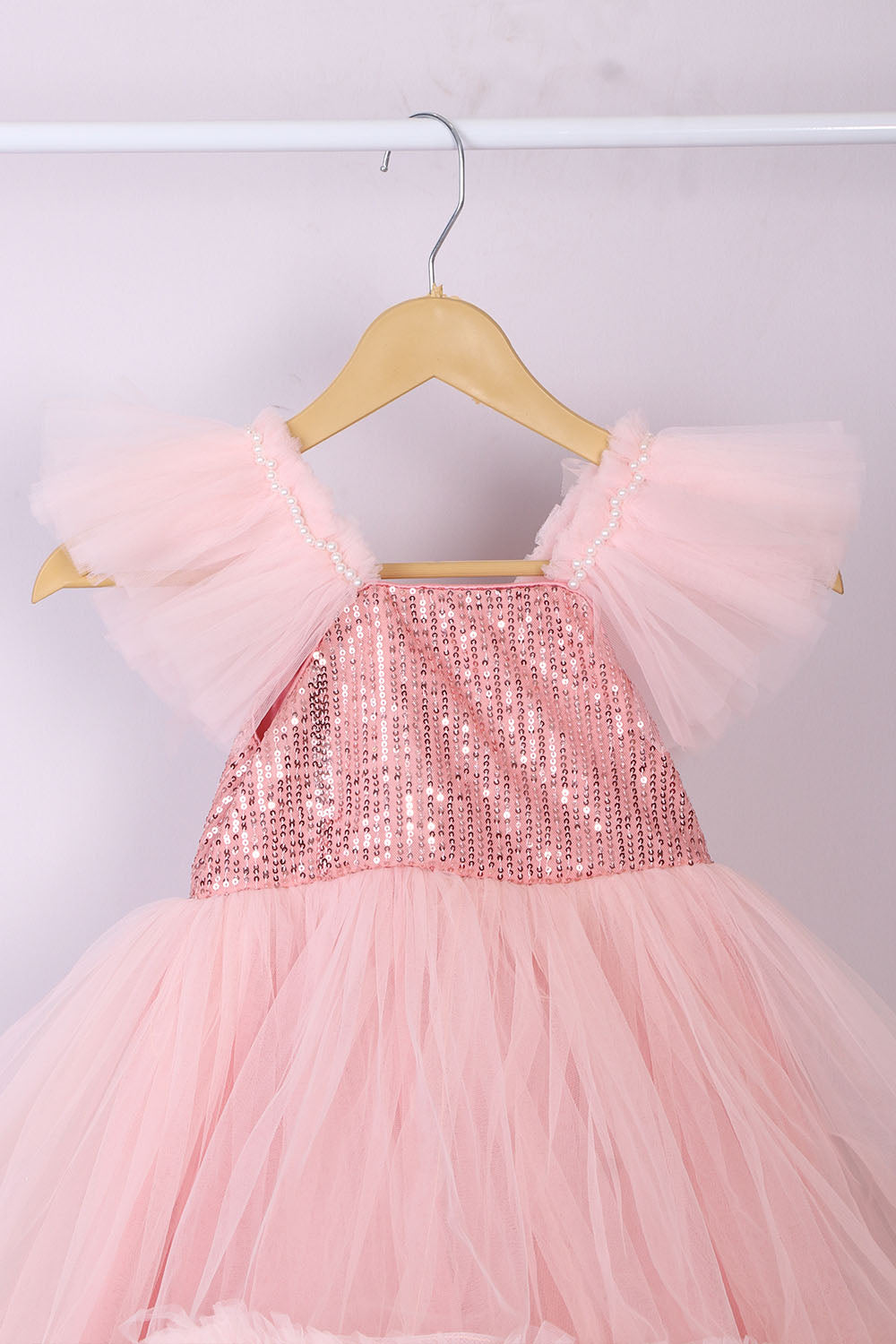 Blush Pink Ruffled Dress