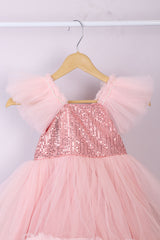 Blush Pink Ruffled Dress