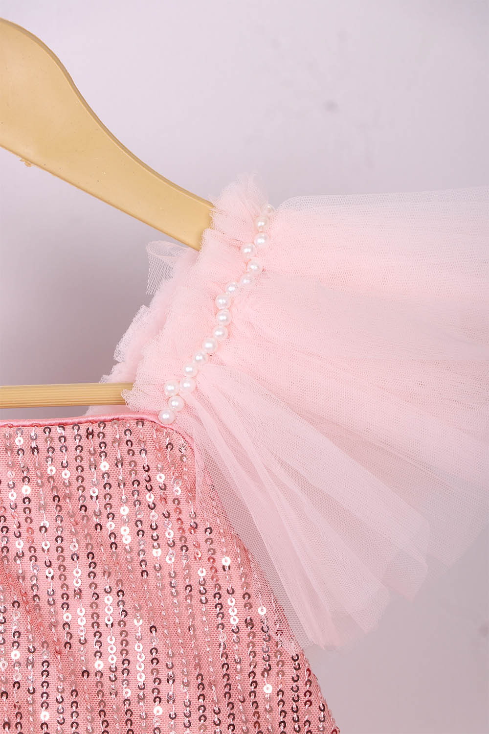 Blush Pink Ruffled Dress