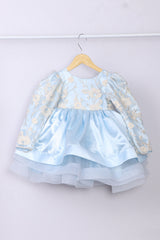 Powder Blue Fluffy Dress