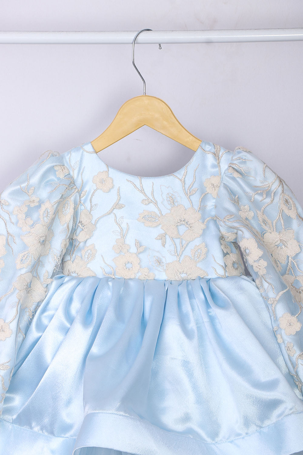 Powder Blue Fluffy Dress