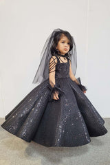 Black Ball Gown with Accessories