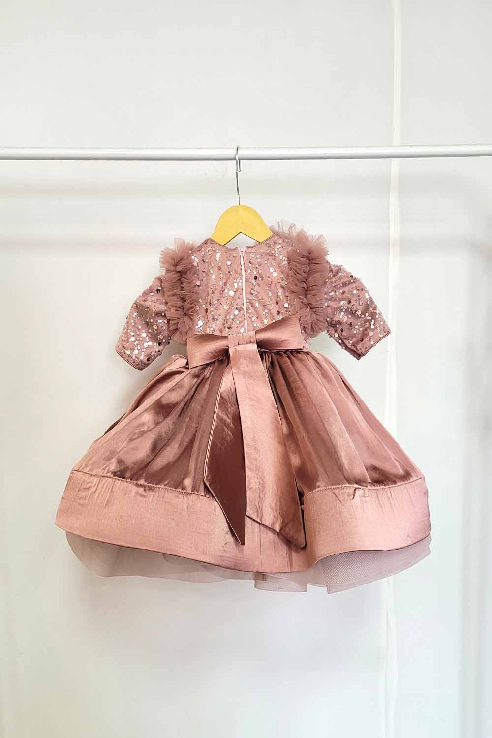 Hazel Nut Brown Color Princess Dress