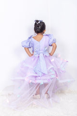 Lavender Shimmer Butterfly Dress