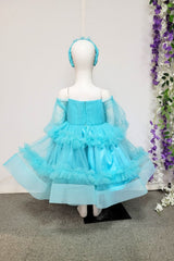 Elsa Princess Theme Dress With Hairband