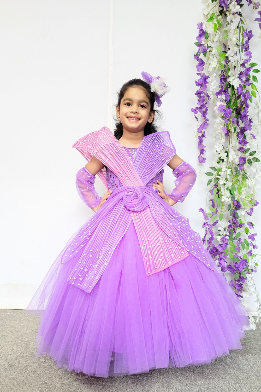 Lavender 7 In 1 Gown