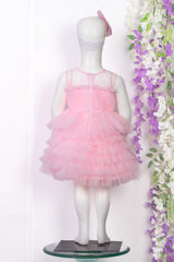 Baby Pink Ruffled Dress