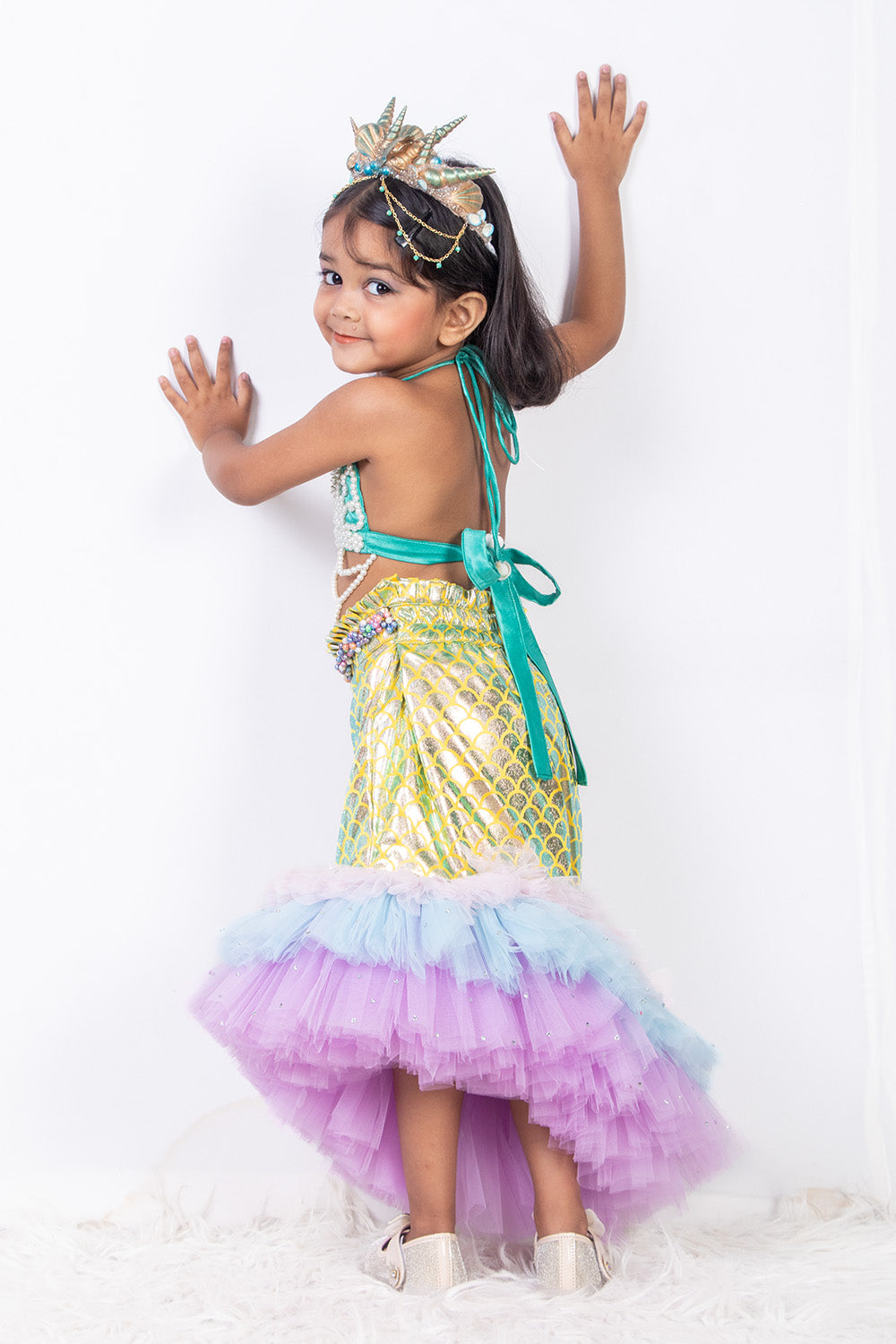 Princess Ariel Skirt Top Set