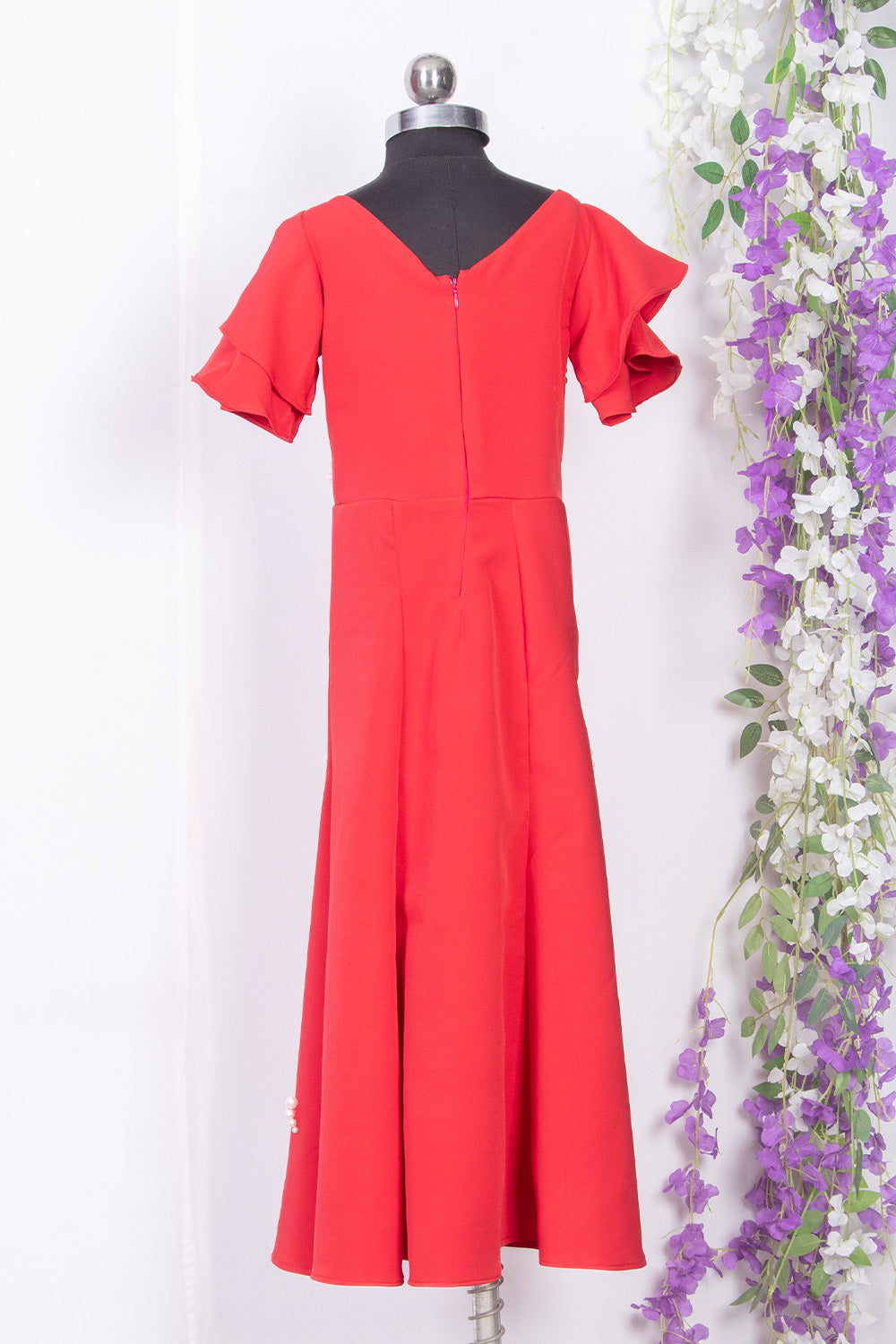 Red Designer Straight Dresses
