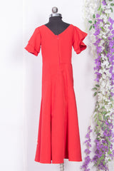 Red Designer Straight Dresses