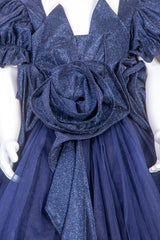 Navy Blue Princess Merida Gown