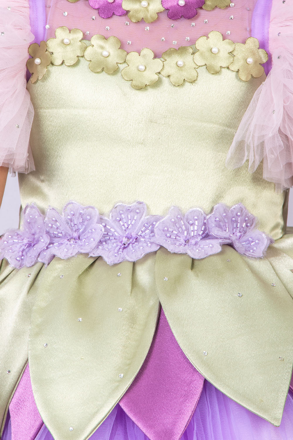 Lavender and Green Tiana Princess Dress