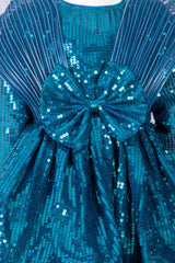 Teal Blue Princess Dress