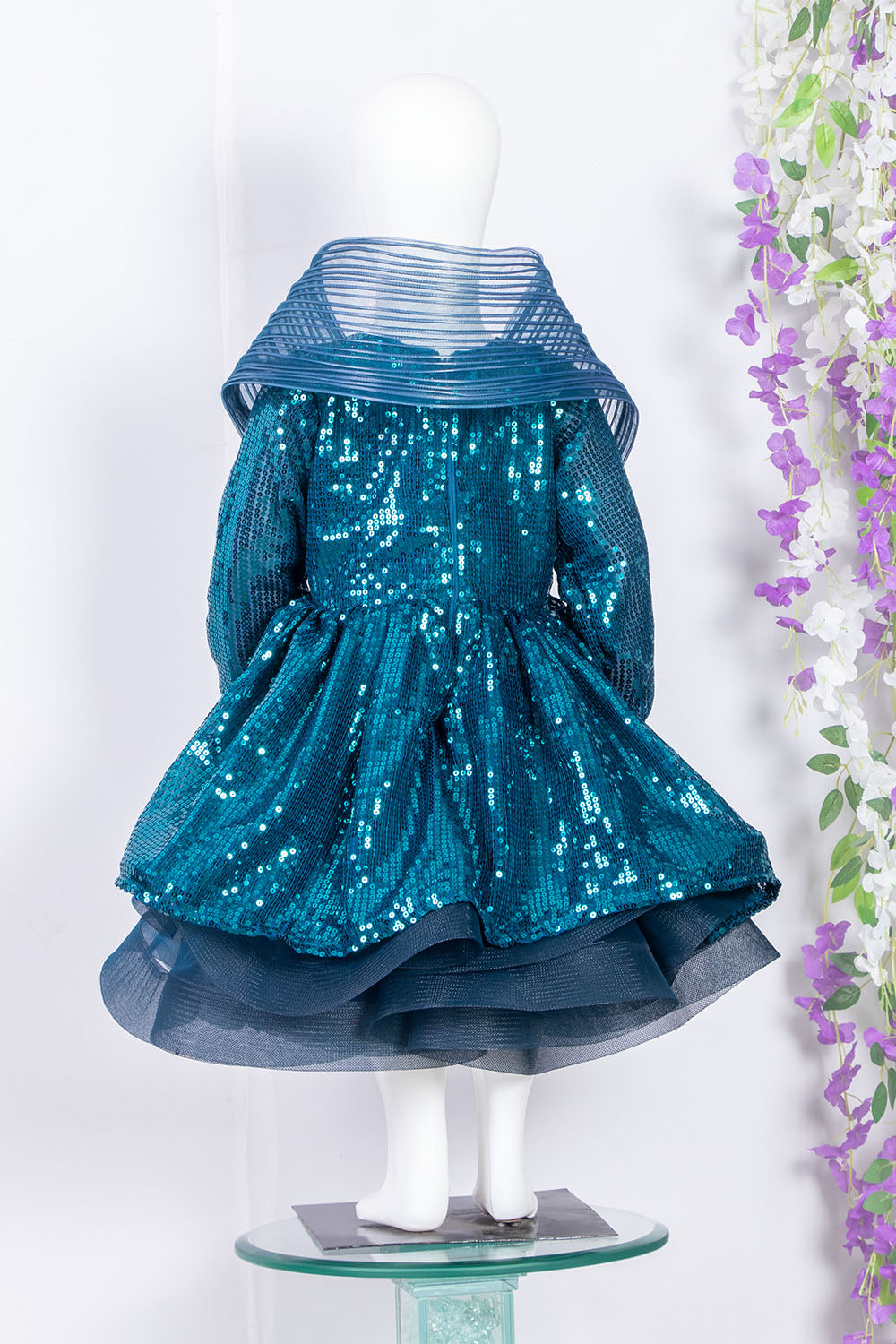 Teal Blue Princess Dress