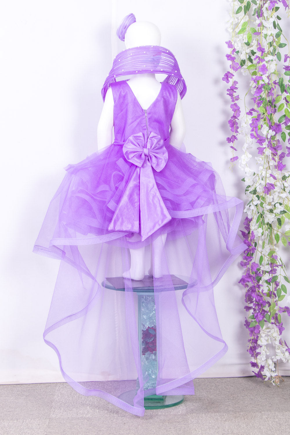 Lavender Net Princess Style Dress