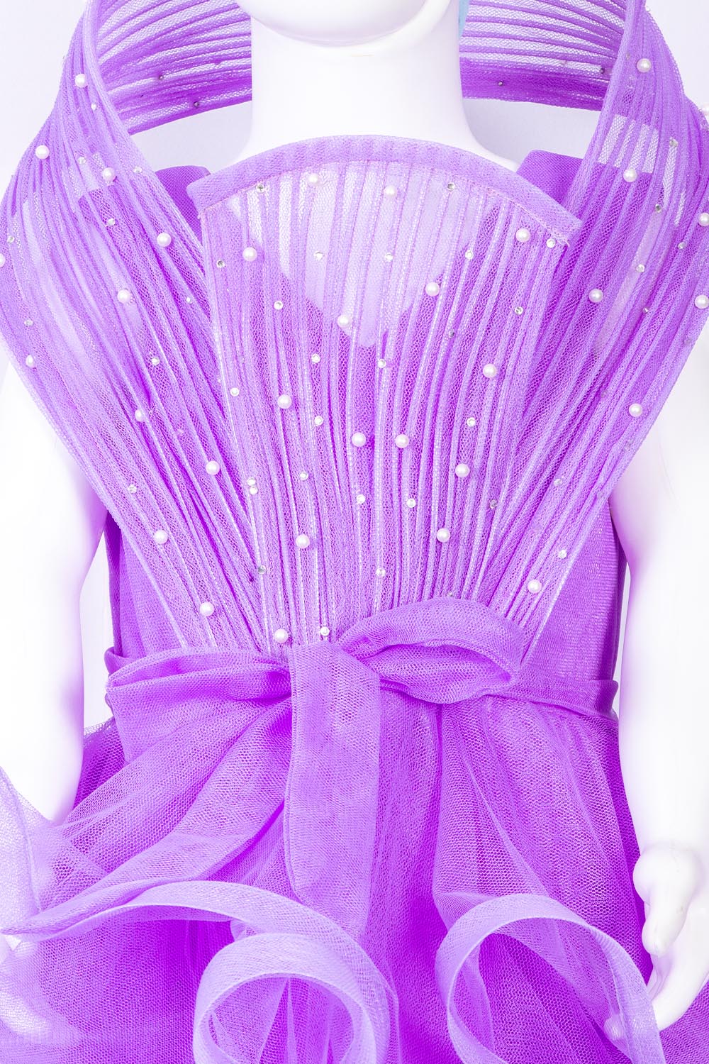 Lavender Net Princess Style Dress