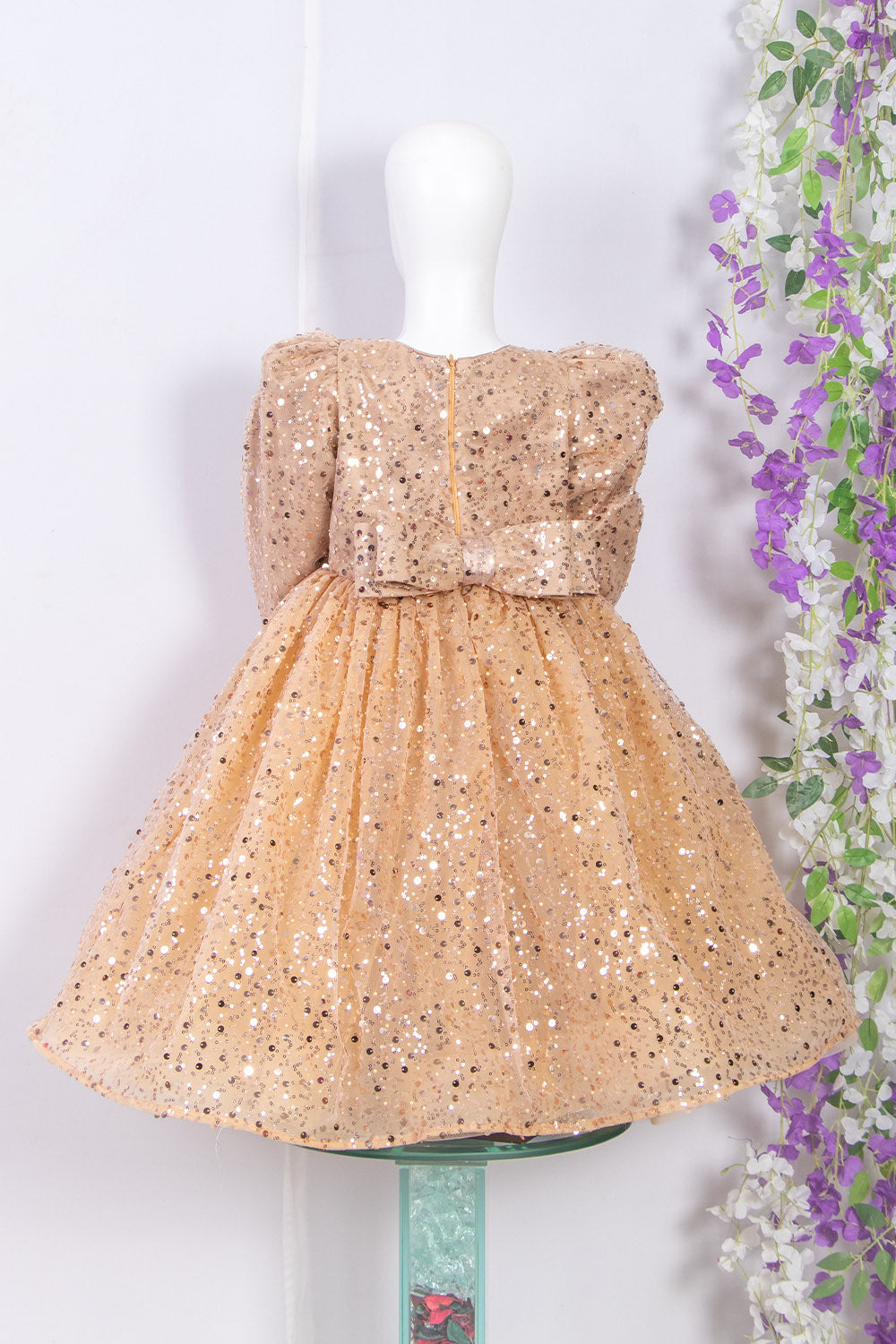 Golden Embroidered Gown