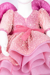 Pretty Pink Birthday Dress with Butterfly