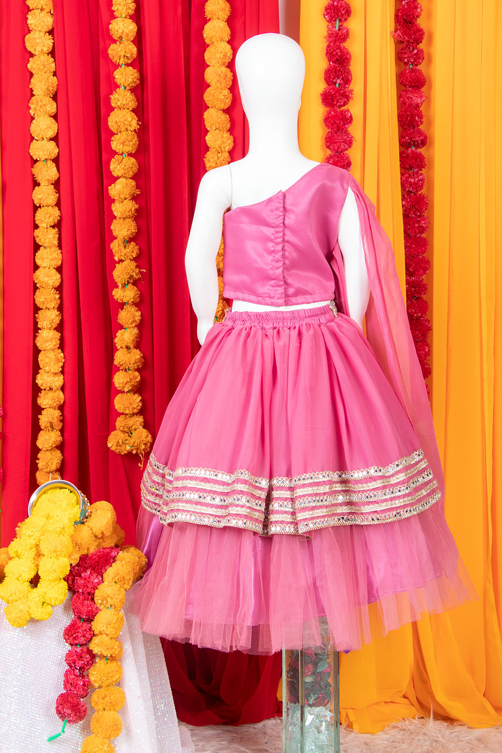 Beautiful Pink Lehenga Set