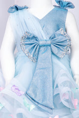 Powder Blue Butterfly Dress