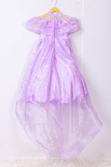 Lavender High Low Organza Dress