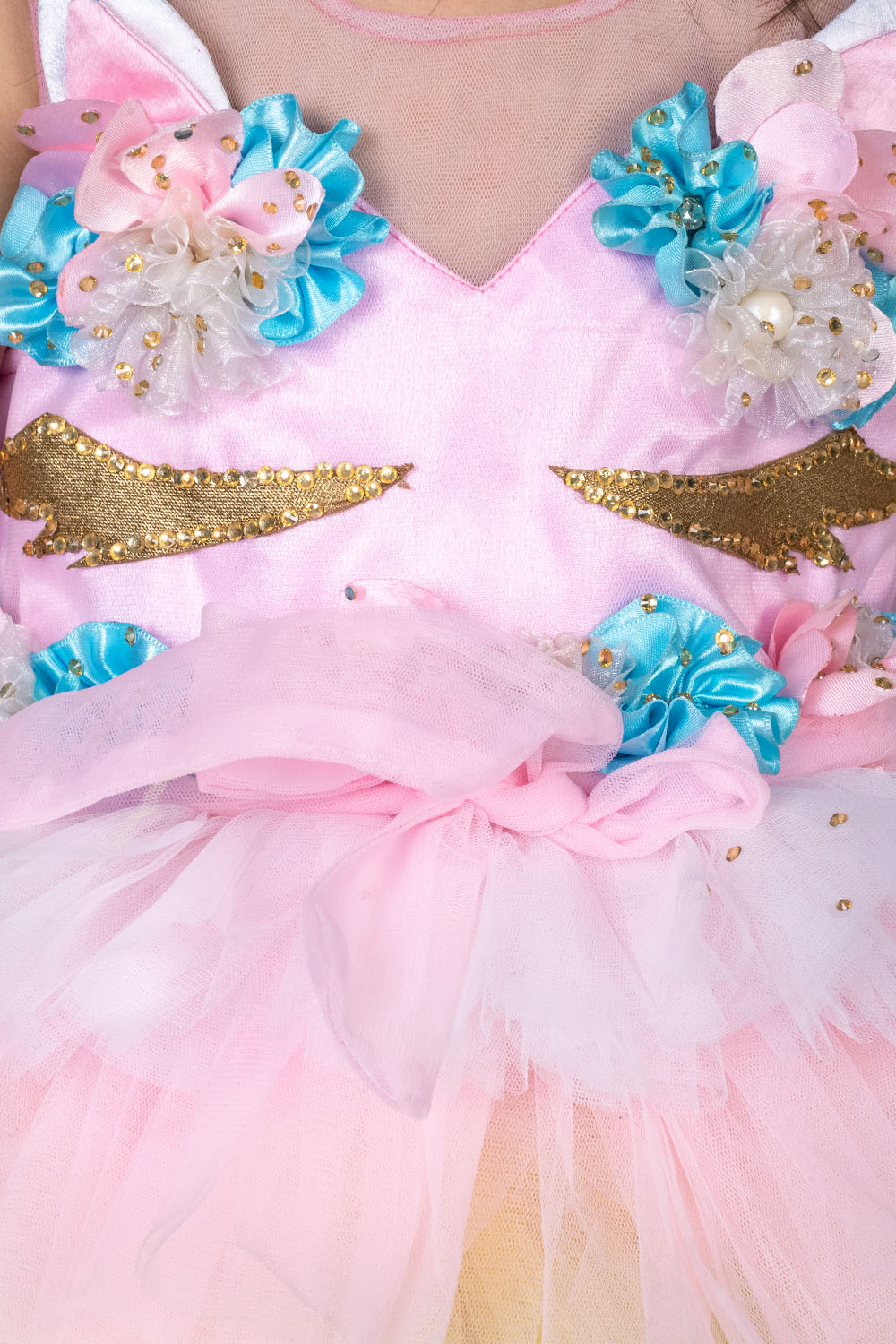 Pastel Shades Unicorn Theme Dress