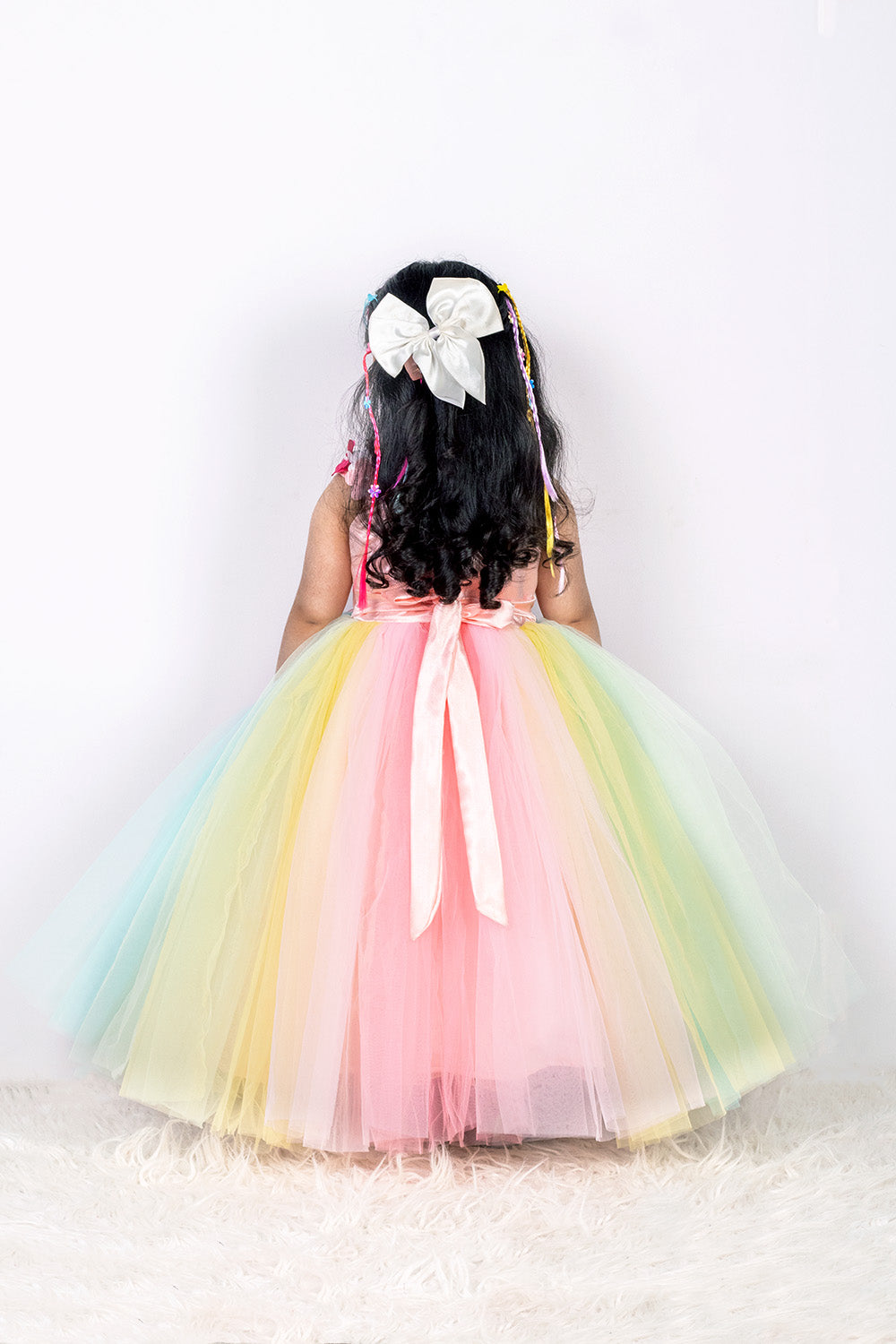 Colorful Unicorn Theme Gown