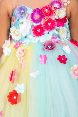 Beautiful Unicorn Theme High Low Gown