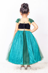 Ana Princess Dress with Long Cape
