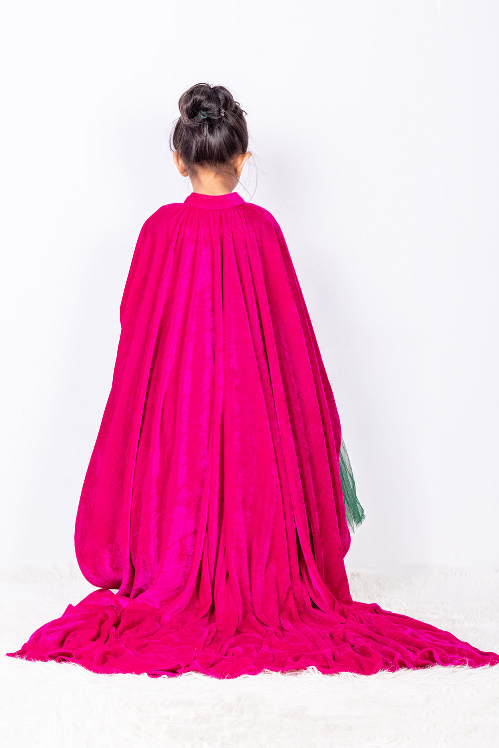 Ana Princess Dress with Long Cape