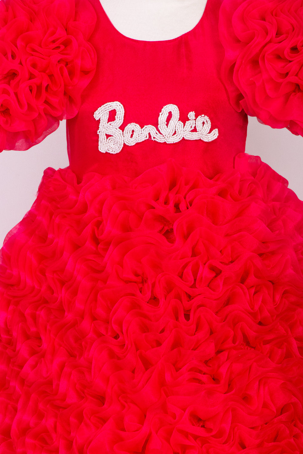 Barbie Ruffled Flare Organza Gown