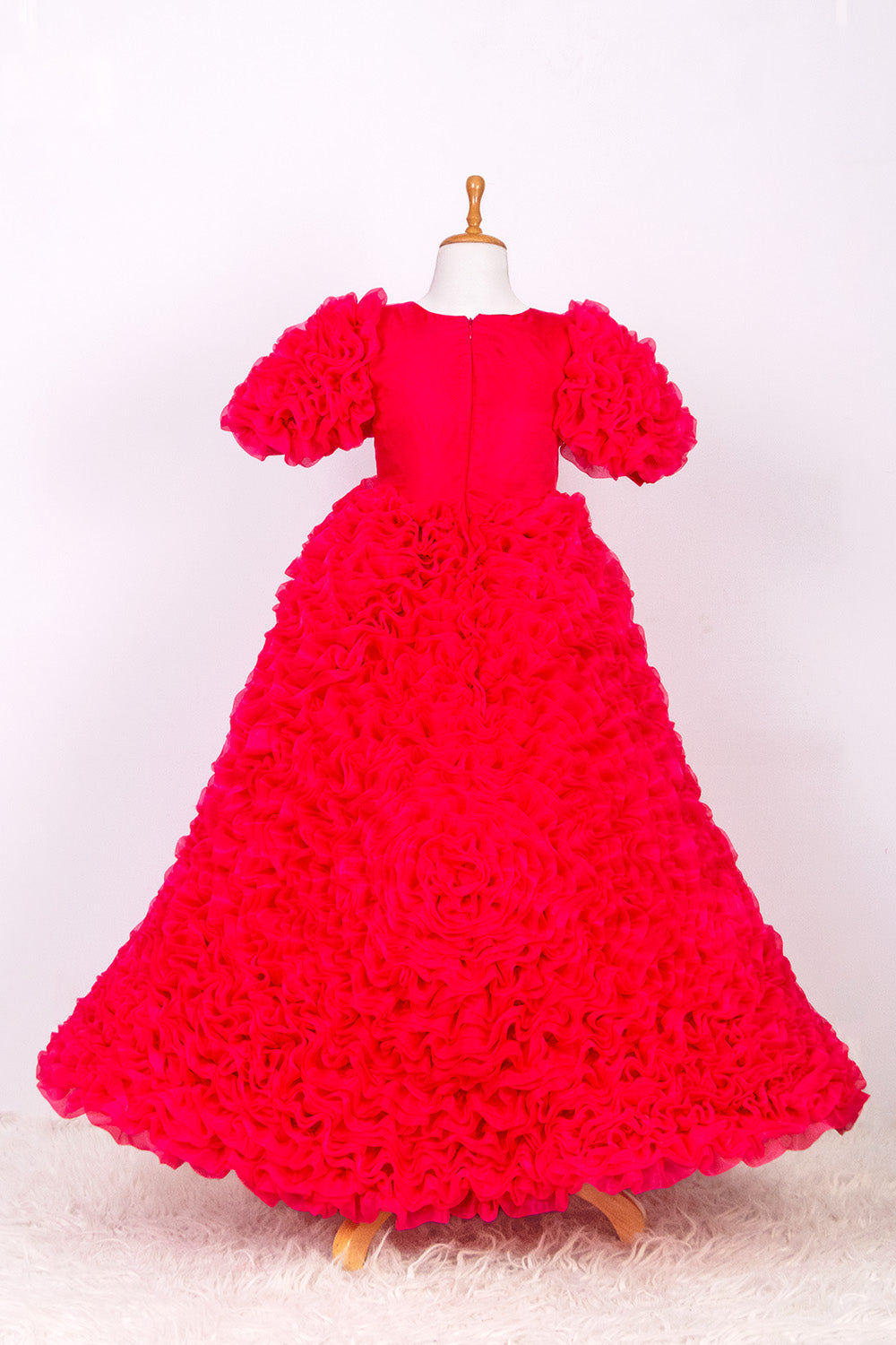 Barbie Ruffled Flare Organza Gown