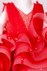 Red Layered Fairytale Dress