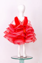 Red Layered Fairytale Dress