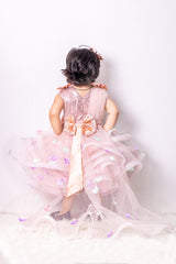 Light Peach Butterfly Dress