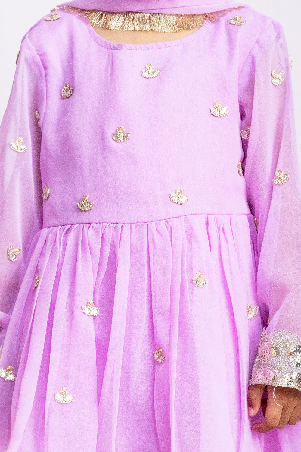 Lavender Sharara Suit
