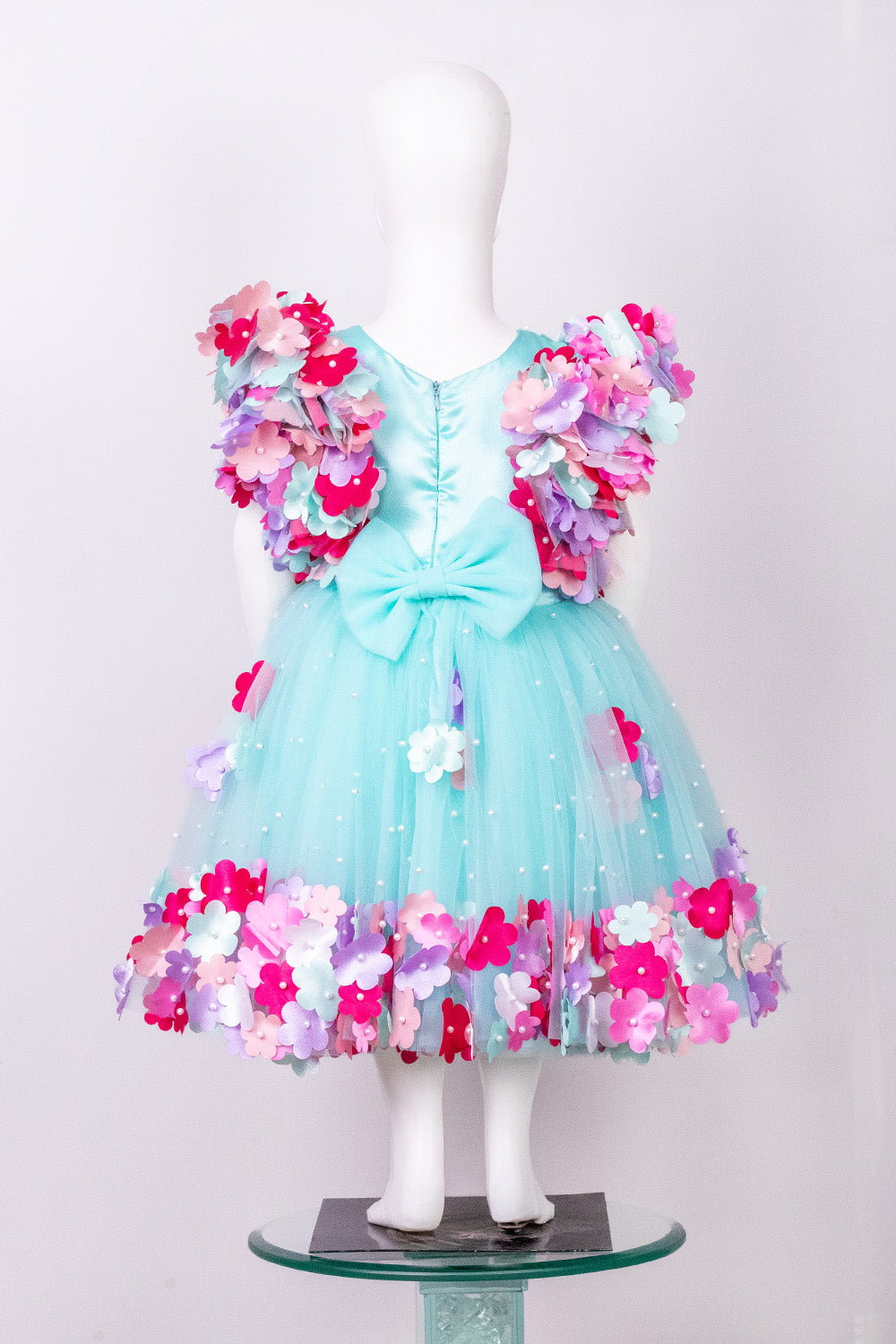 Sky Blue Garden Theme Dress